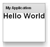 MXML Example - Hello world!