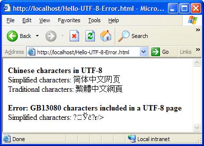 change text encoding browser chinese simplified gb2312