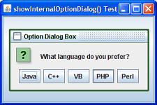 Congirmation Dialog Box Input