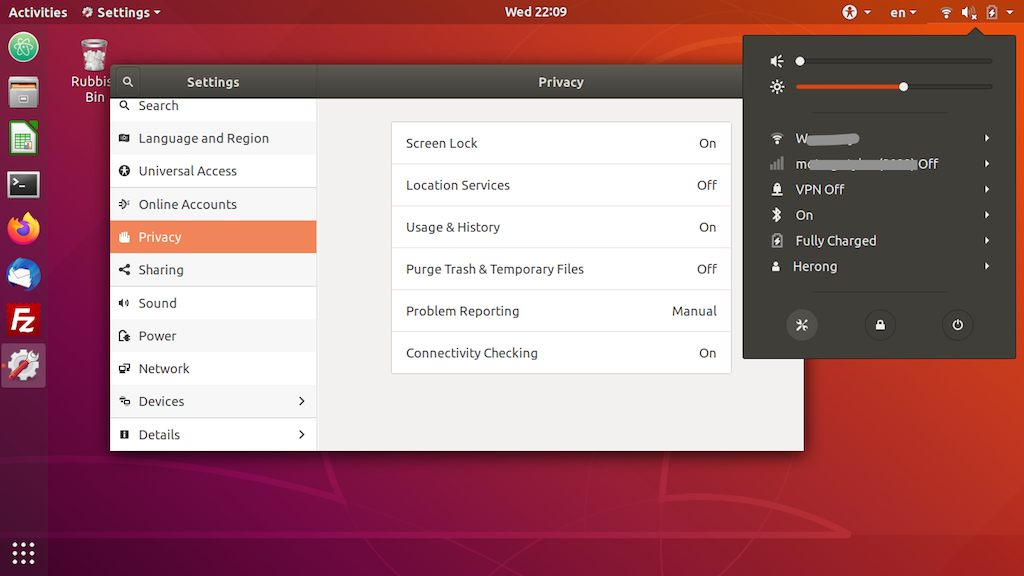 Modify System Settings with GNOME