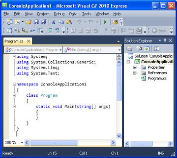 Visual C# 2010 Program