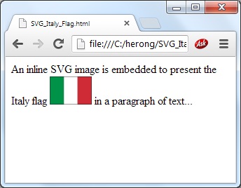 HTML with SVG Example