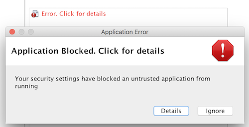 Java Applet Blocked in Safari