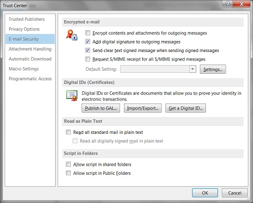 knology outlook mail server settings
