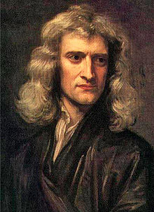 Portrait of Isaac Newton by Godfrey Kneller in 1689